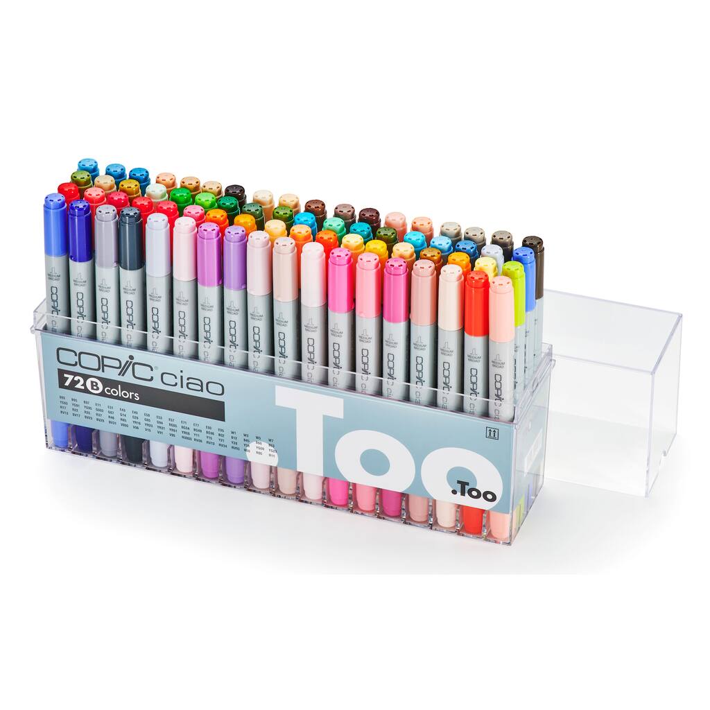 Copic® Ciao Marker Set, 72 Color Set B
